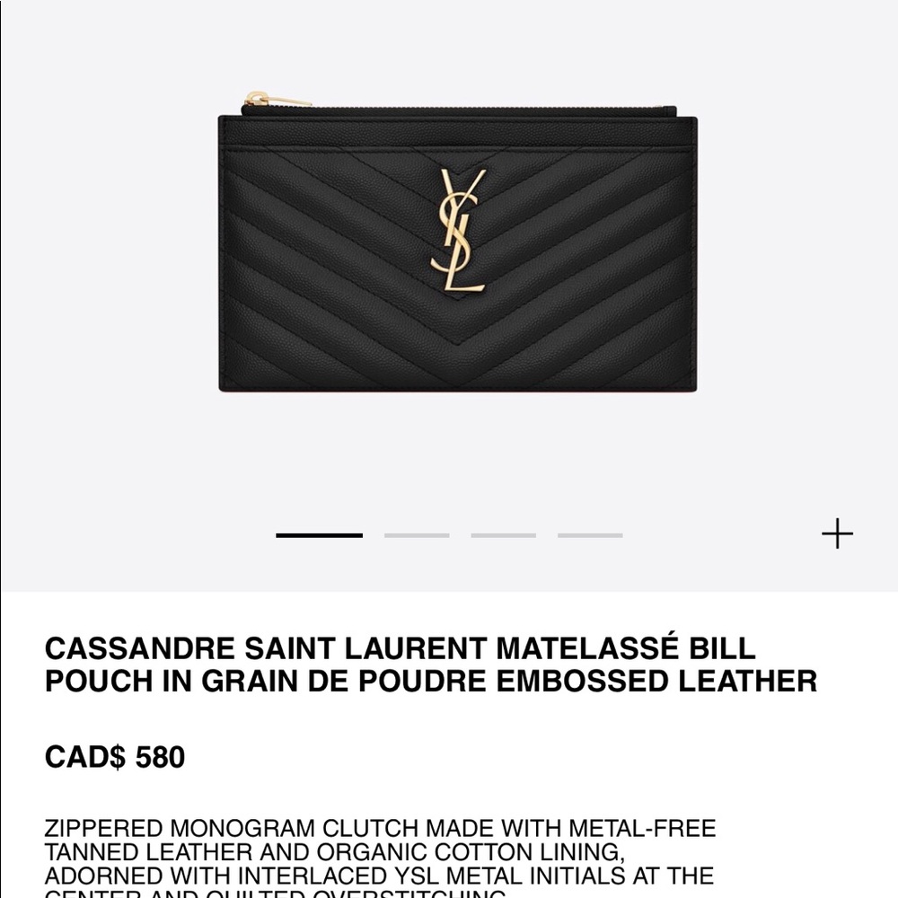 ✨ authentic! YSL Monogram bill pouch ✨ - Picture 7 of 7